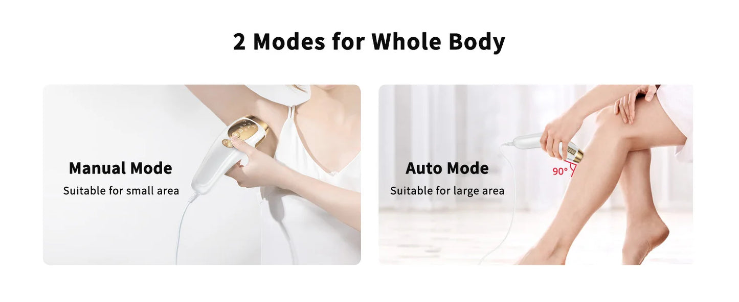 Unlimited Flashes Painless Epilator IPL Hair Remover